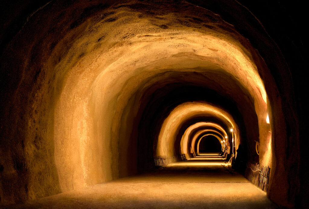 Ein erleuchteter Tunnel